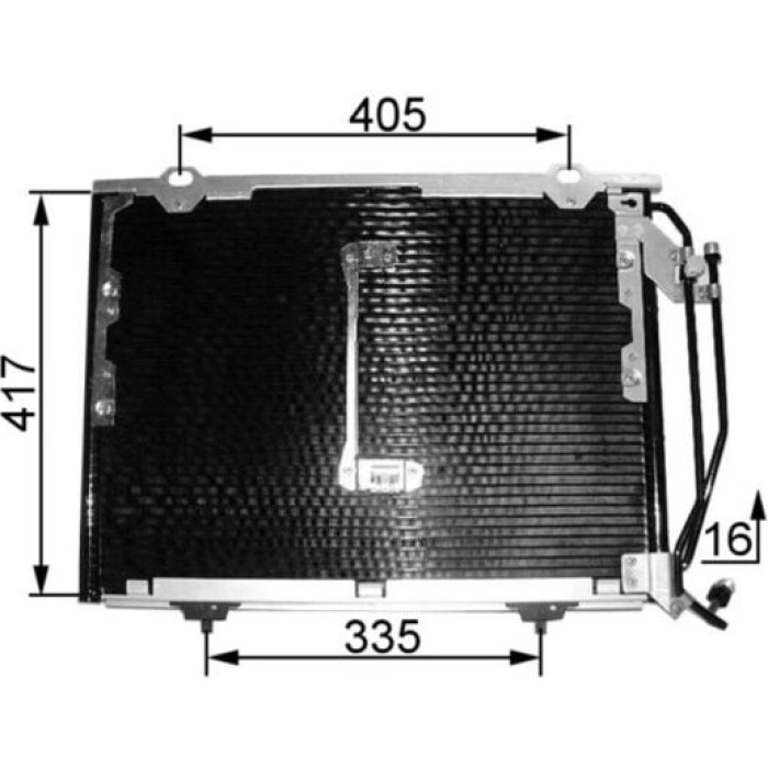 Kondensator, Klimaanlage AC 244 001S Kondensator, Klimaanlage AC 244 001S