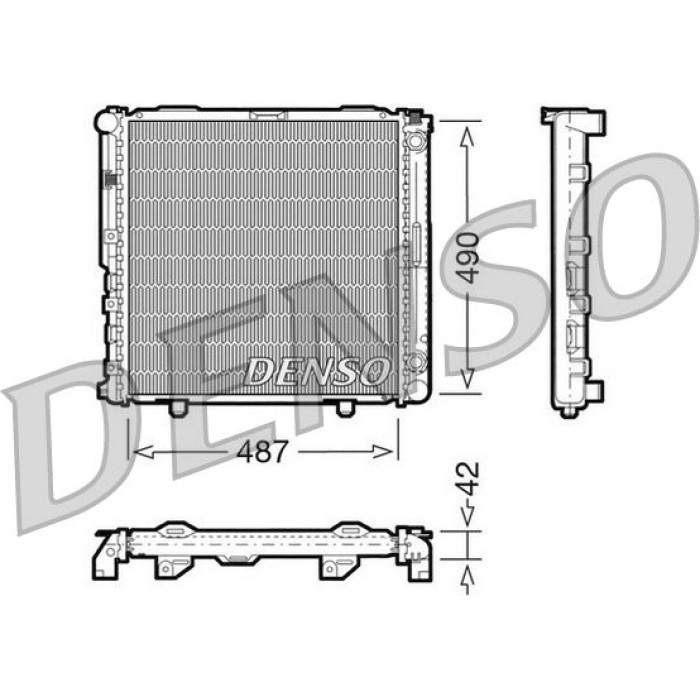 Denso Motorkühler DRM17031 Denso Motorkühler DRM17031