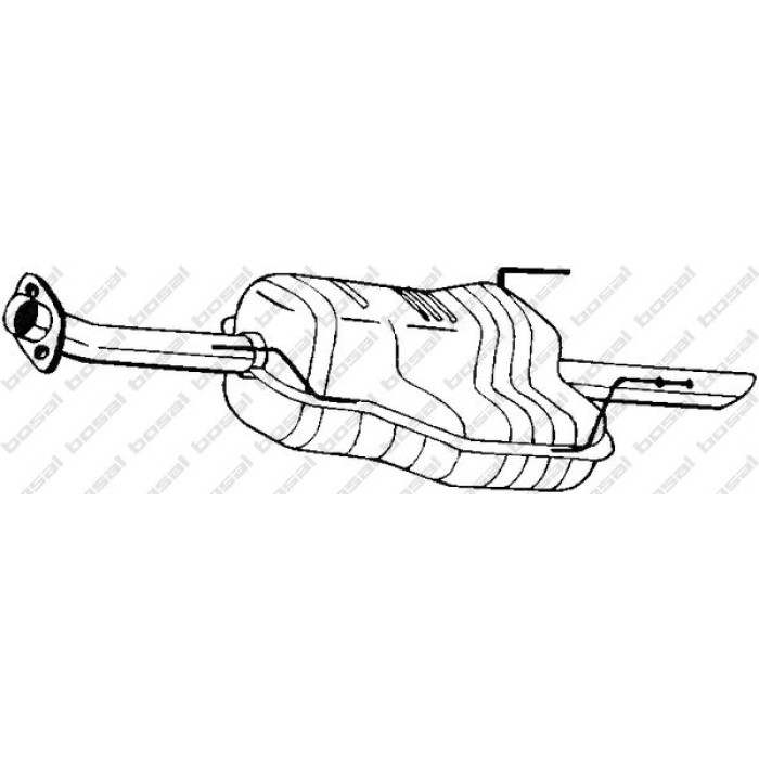 Bosal Schalldämpfer 185-455 Bosal Schalldämpfer 185-455