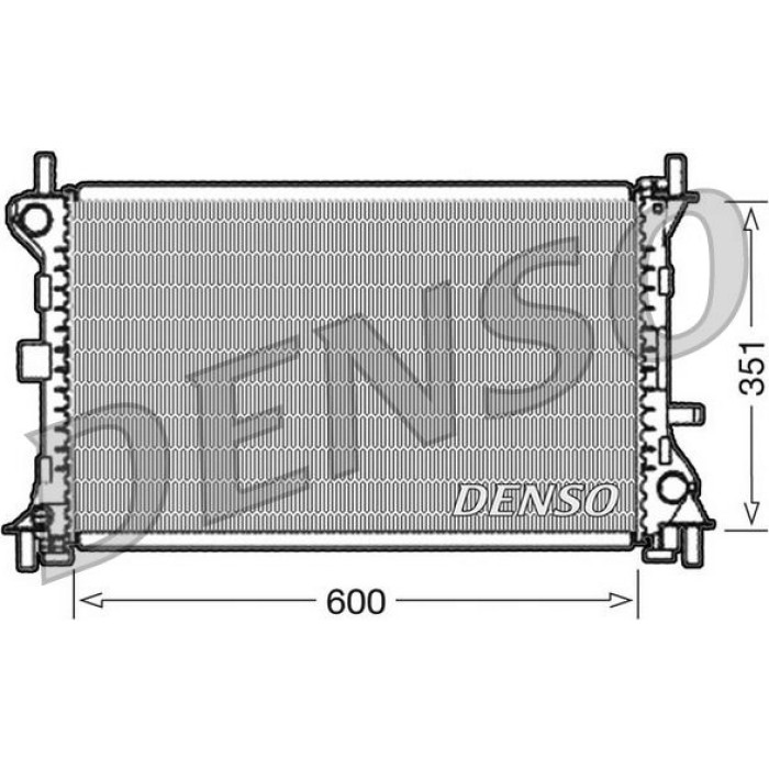 Denso Motorkühler DRM10052 Denso Motorkühler DRM10052