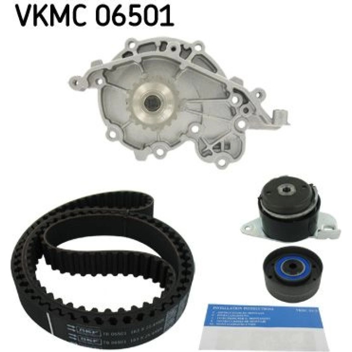 SKF Zahnriemensatz mit Wasserpumpe VKMC 06501 SKF Zahnriemensatz mit Wasserpumpe VKMC 06501