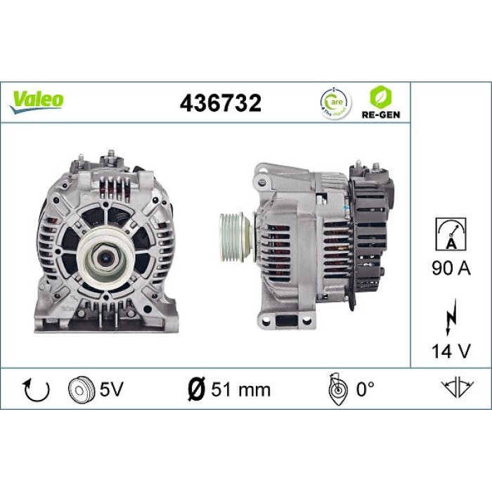 Valeo Lichtmaschine 436732