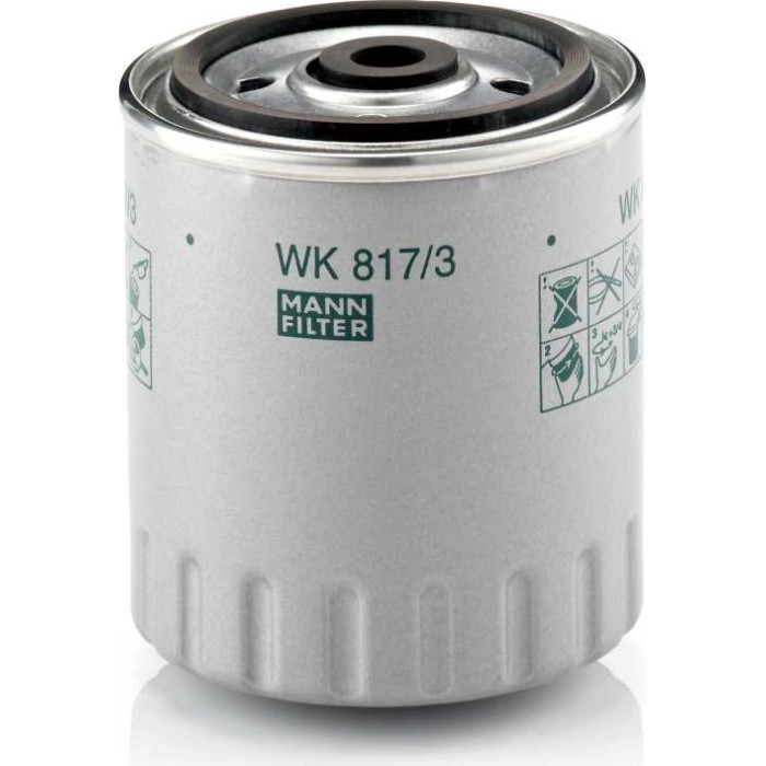 MANN-FILTER Kraftstofffilter WK 817/3 X MANN-FILTER Kraftstofffilter WK 817/3 X