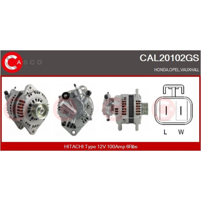 CASCO Generator CAL20102GS CASCO Generator CAL20102GS