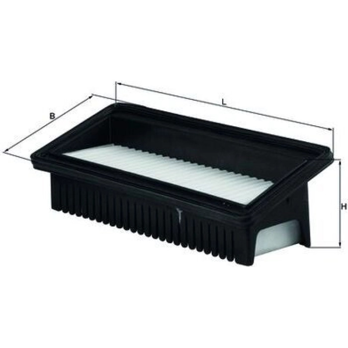 MAHLE Luftfilter LX 2963 MAHLE Luftfilter LX 2963