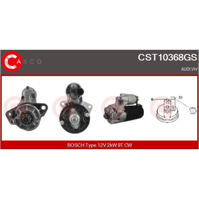 CASCO Anlasser CST10368GS CASCO Anlasser CST10368GS