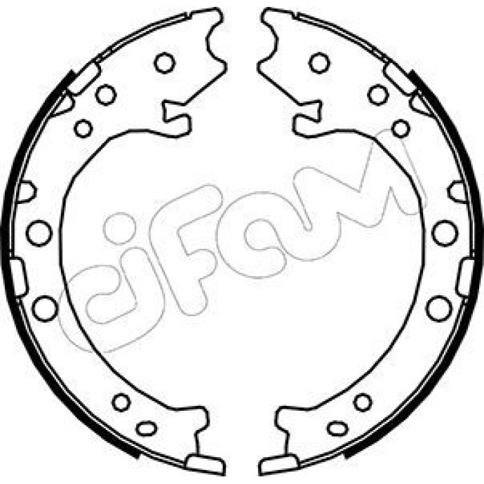 CIFAM Bremsbackensatz, Feststellbremse 153-162 CIFAM Bremsbackensatz, Feststellbremse 153-162