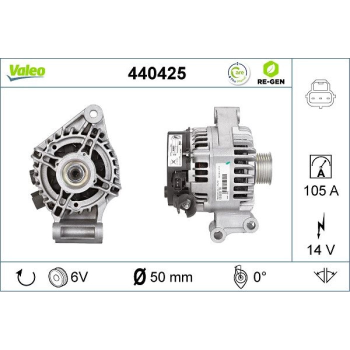 Valeo Lichtmaschine 440425 Valeo Lichtmaschine 440425