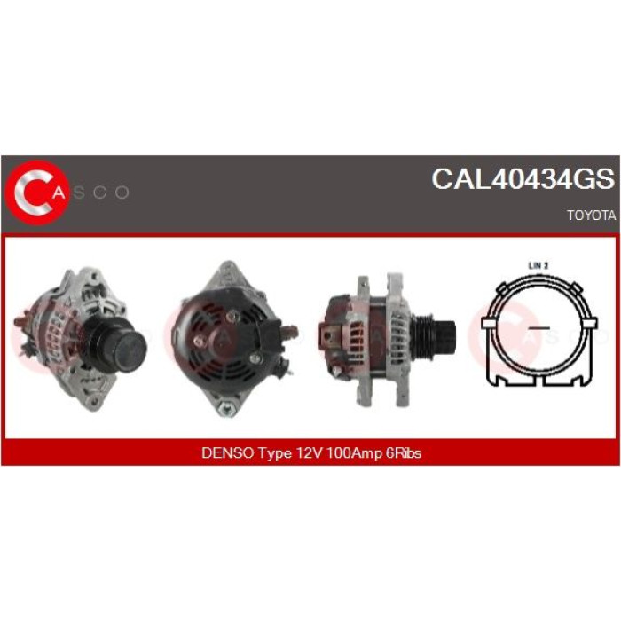 CASCO Generator CAL40434GS CASCO Generator CAL40434GS