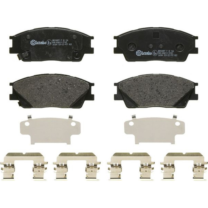 P 30 126 Brembo Prime Bremsbelagsatz Vorderachse – P 30 126 – 134 x 55 x 18 mm – Bremssystem Mando – OE Nummer 58101K3A00 P 30 126 Brembo Prime Bremsbelagsatz Vorderachse – P 30 126 – 134 x 55 x 18 mm – Bremssystem Mando – OE Nummer 58101K3A00