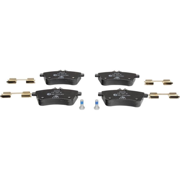 ATE Bremsbelagsatz Mercedes-Benz Vorderachse W169/W245 2, 0 04-12 13.0460-2708.2 ATE Bremsbelagsatz Mercedes-Benz Vorderachse W169/W245 2, 0 04-12 13.0460-2708.2