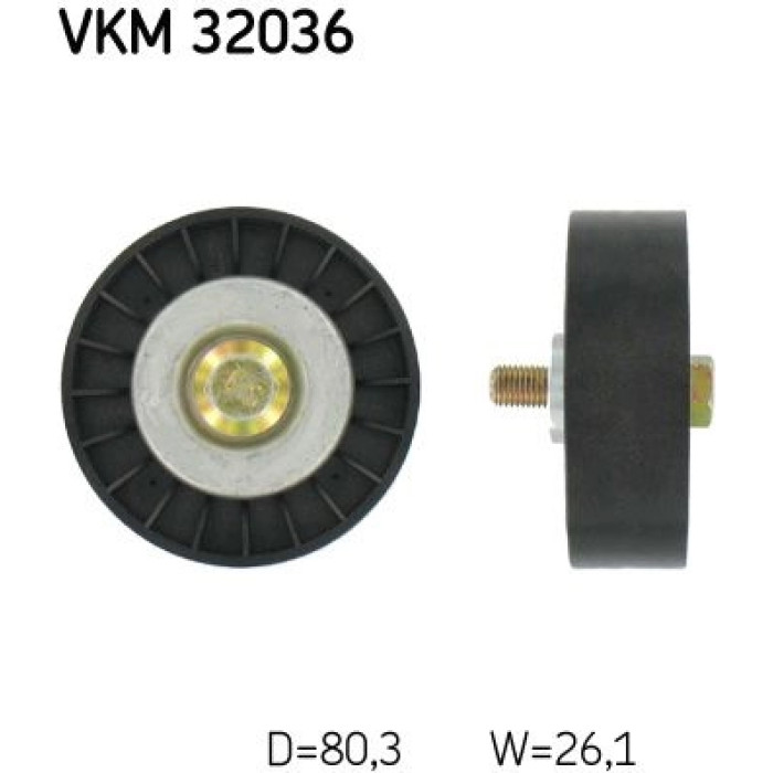 SKF Keilrippenriemen-Spannrolle VKM 32036 SKF Keilrippenriemen-Spannrolle VKM 32036