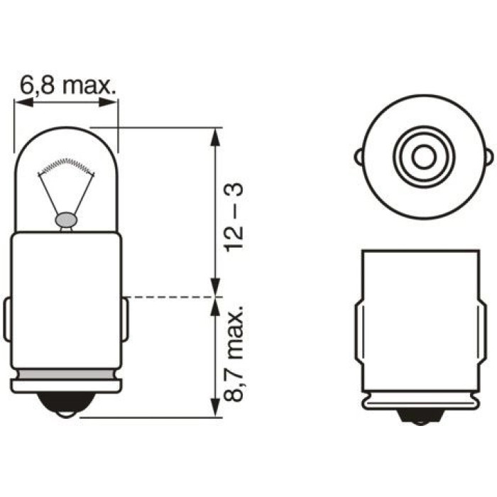 1987302224 Bosch 12V 2W PURE LIGHT BA7s 1987302224 1987302224 Bosch 12V 2W PURE LIGHT BA7s 1987302224