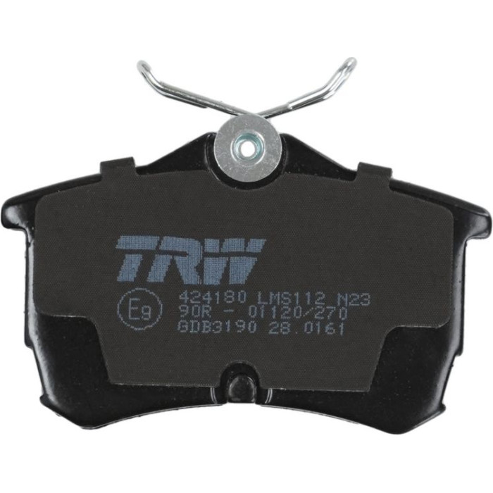 TRW Bremsbeläge Hinterachse GDB3190 TRW Bremsbeläge Hinterachse GDB3190