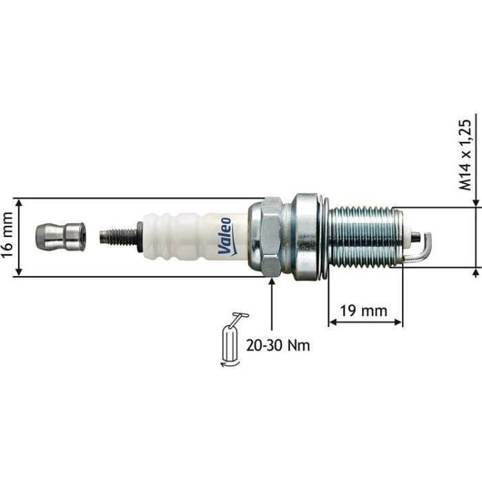 Valeo Zündkerze 246851 Valeo Zündkerze 246851