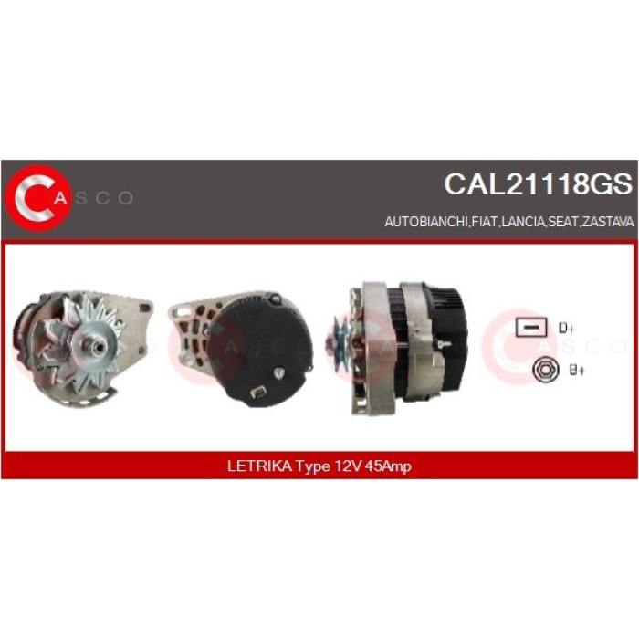 CASCO Generator CAL21118GS CASCO Generator CAL21118GS