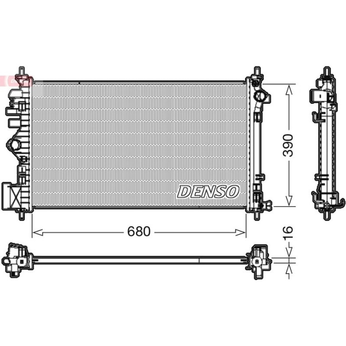 Denso Motorkühler DRM20111 Denso Motorkühler DRM20111