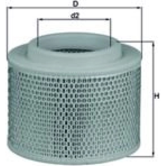MAHLE Luftfilter LX 2808/1 MAHLE Luftfilter LX 2808/1