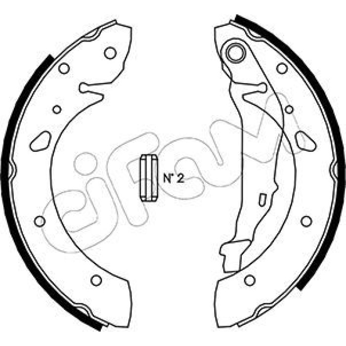 CIFAM Bremsbackensatz 153-430