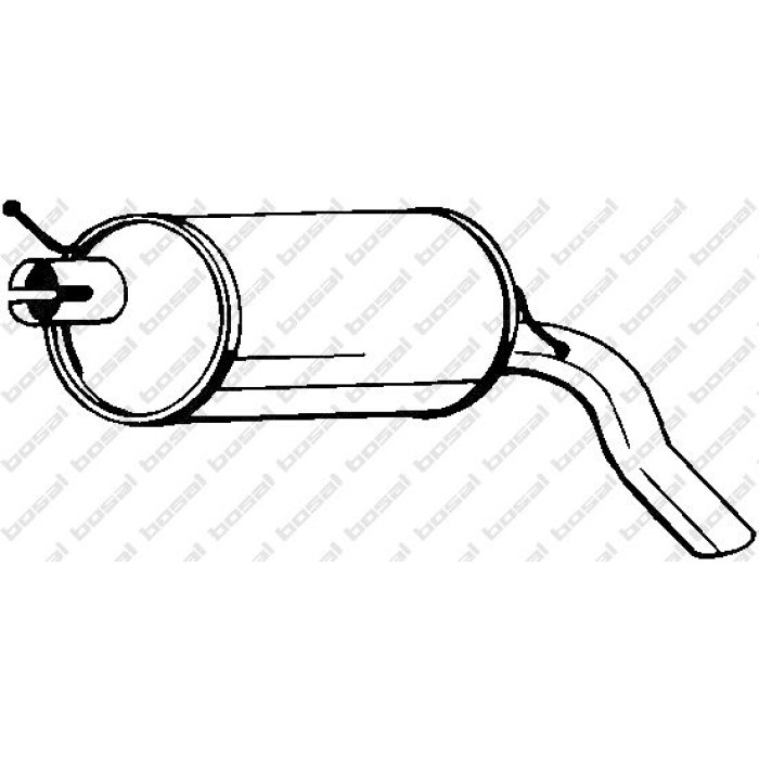 Bosal Schalldämpfer 233-387 Bosal Schalldämpfer 233-387