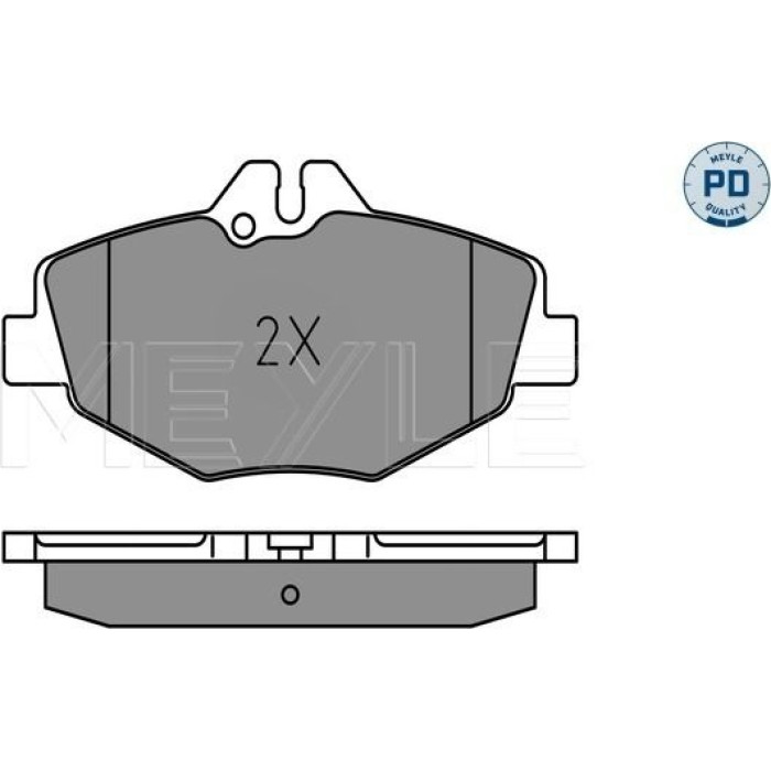 MEYLE Bremsbelagsatz Mercedes-Benz W211 02- 220Cdi-270Cdi 025 237 4320-1/PD MEYLE Bremsbelagsatz Mercedes-Benz W211 02- 220Cdi-270Cdi 025 237 4320-1/PD