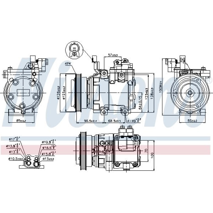 Nissens Klimakompressor PKW 89286 Nissens Klimakompressor PKW 89286