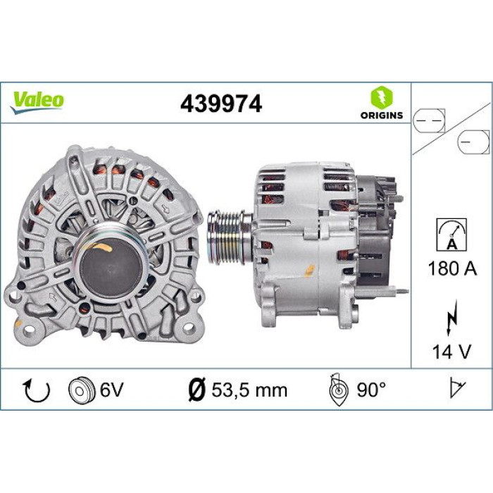 Valeo Lichtmaschine 439974 Valeo Lichtmaschine 439974