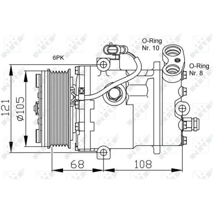 32232 NRF Kompressor 32232