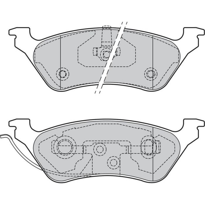 Valeo Bremsbelagsatz 598755 Valeo Bremsbelagsatz 598755