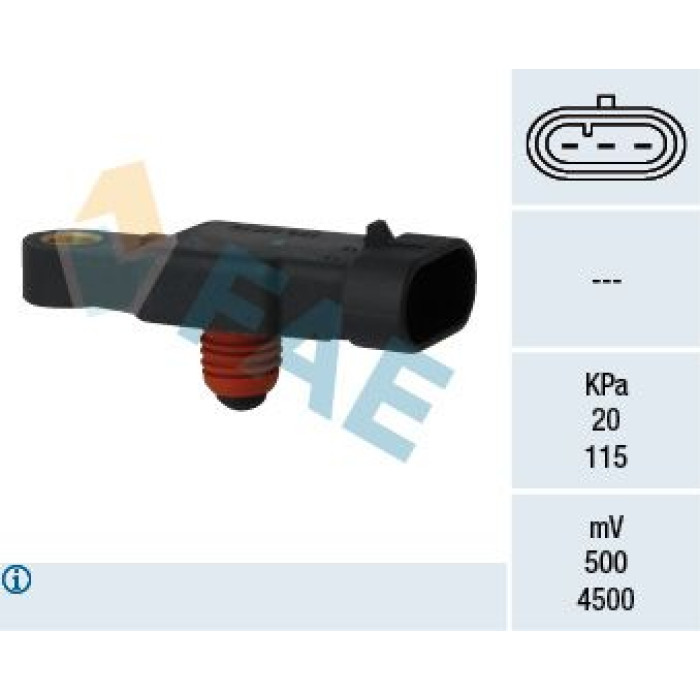 FAE Sensor, Saugrohrdruck 15117 FAE Sensor, Saugrohrdruck 15117