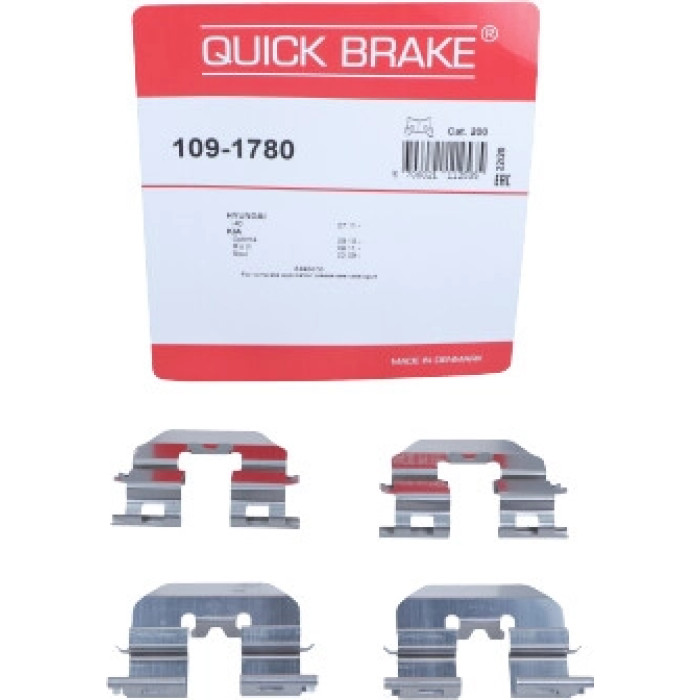 Quick Brake Montagesatz für Bremsbeläge 109-1780 Quick Brake Montagesatz für Bremsbeläge 109-1780