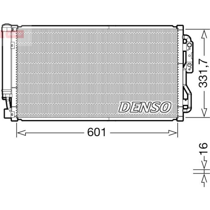 Denso Klimakondensator DCN05105 Denso Klimakondensator DCN05105