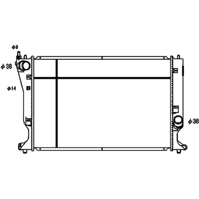 Kühler, Motorkühlung CR 1080 000S Kühler, Motorkühlung CR 1080 000S