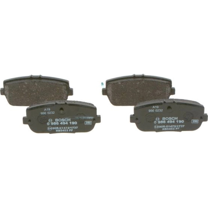 Bosch Bremsbelagsatz 0 986 494 190 Bosch Bremsbelagsatz 0 986 494 190