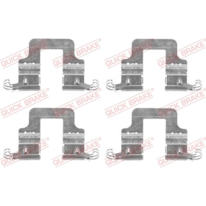 109-1766 Quick Brake Montagesatz für Bremsbeläge 109-1766