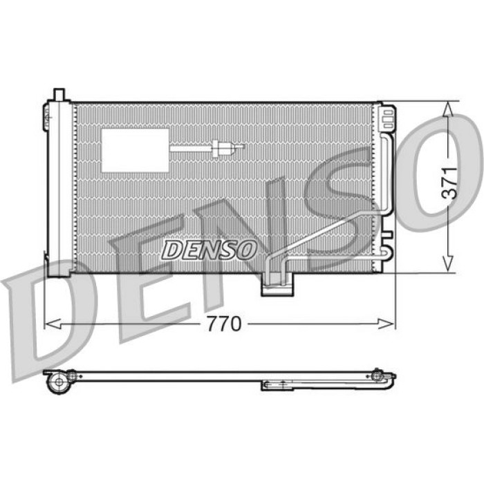 Denso Klimakondensator DCN17015 Denso Klimakondensator DCN17015