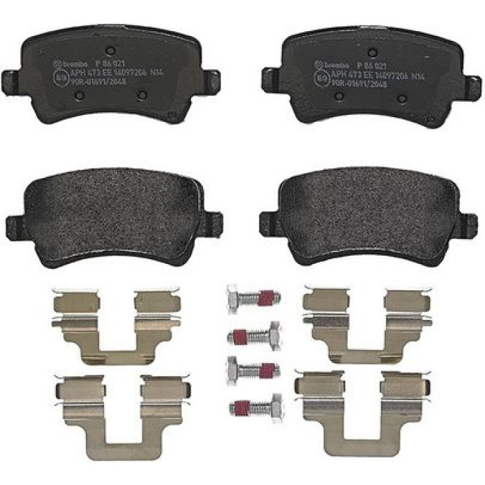 P 86 021 Brembo Prime Bremsbelagsatz Hinterachse – P 86 021 – 107 x 49 x 17 mm – Bremssystem TRW – OE Nummer 30671574 P 86 021 Brembo Prime Bremsbelagsatz Hinterachse – P 86 021 – 107 x 49 x 17 mm – Bremssystem TRW – OE Nummer 30671574