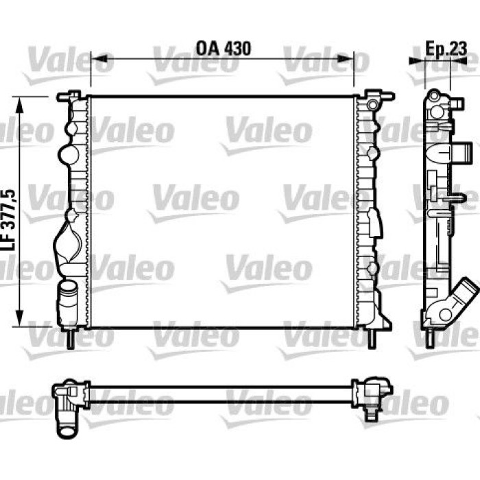 Valeo Motorkühler 732389