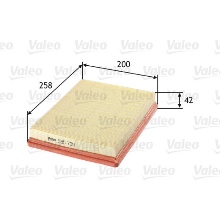 Valeo Luftfilter 585735 Valeo Luftfilter 585735