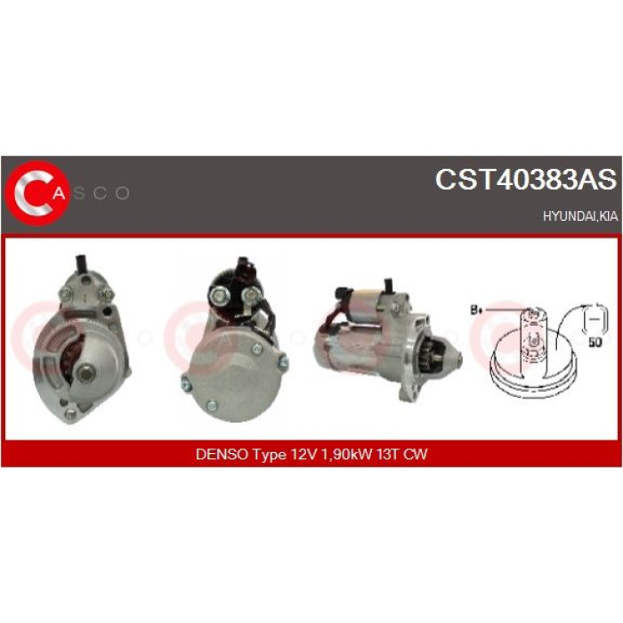 CASCO Anlasser CST40383AS CASCO Anlasser CST40383AS