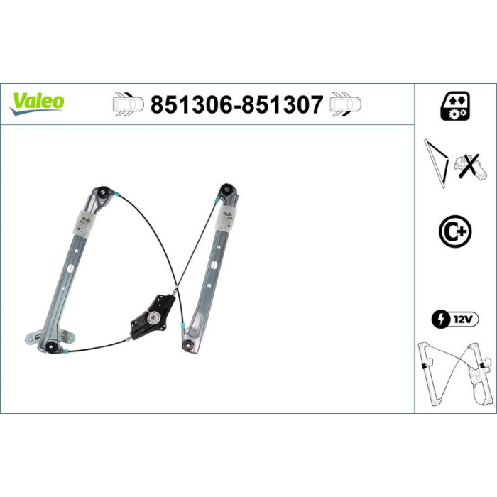 Valeo Fensterheber 851307 Valeo Fensterheber 851307