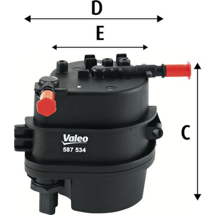587534 Valeo Kraftstofffilter 587534 587534 Valeo Kraftstofffilter 587534