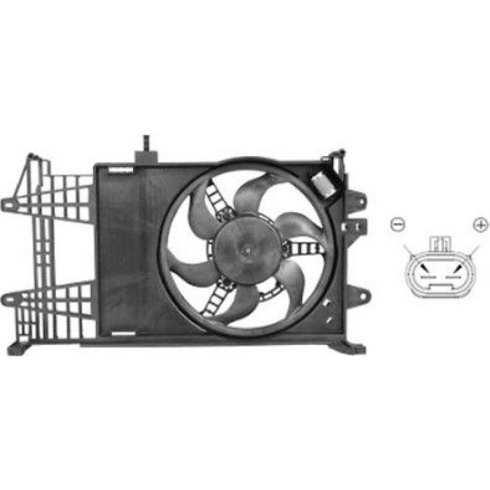 Van Wezel Kühlerlüfter 1620751 Van Wezel Kühlerlüfter 1620751