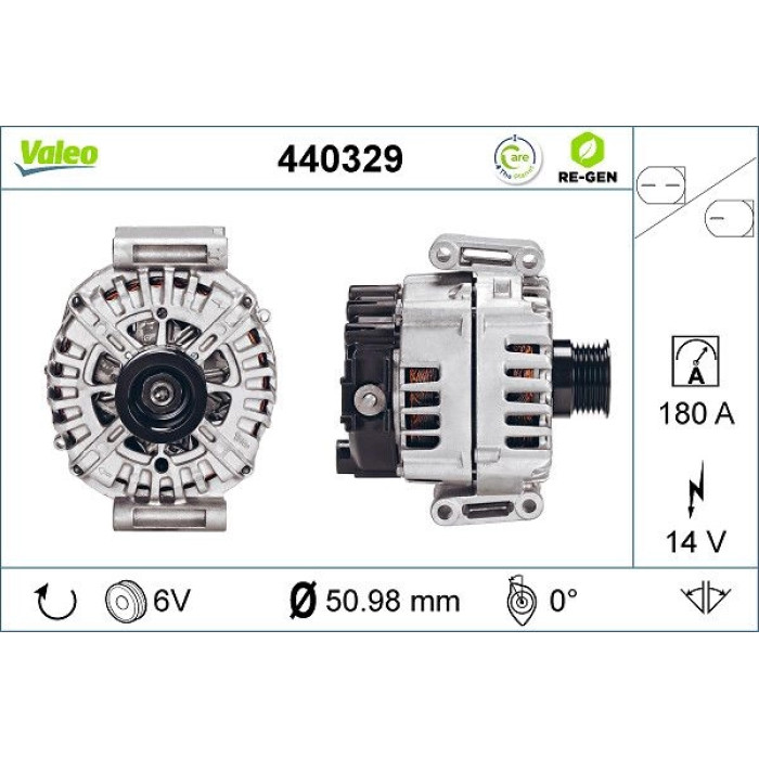 Valeo Lichtmaschine 440329 Valeo Lichtmaschine 440329