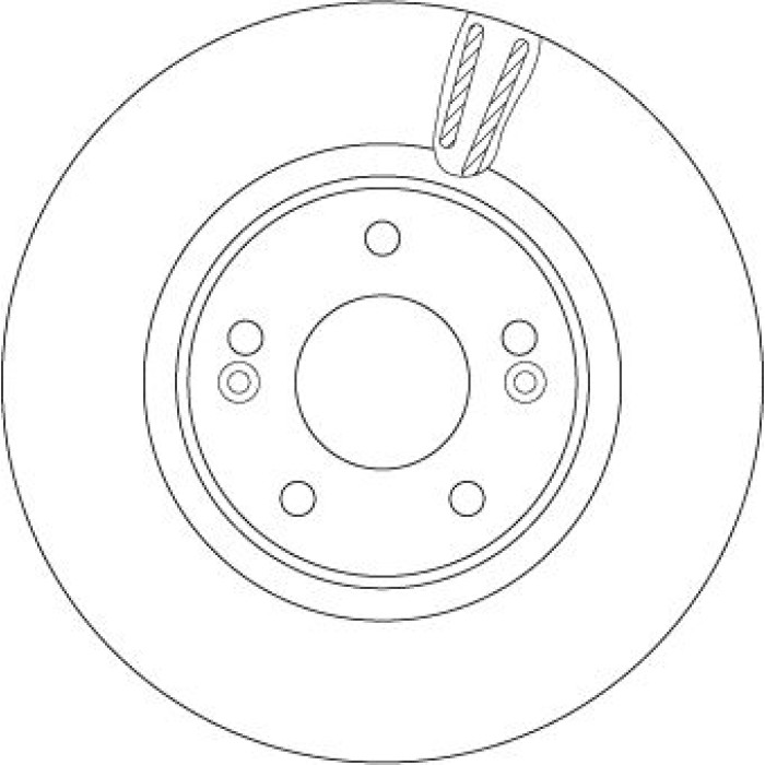 TRW Bremsscheibe DF6497S