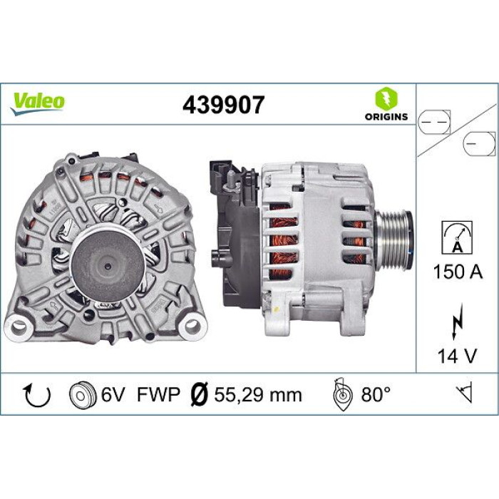 Valeo Lichtmaschine 439907 Valeo Lichtmaschine 439907