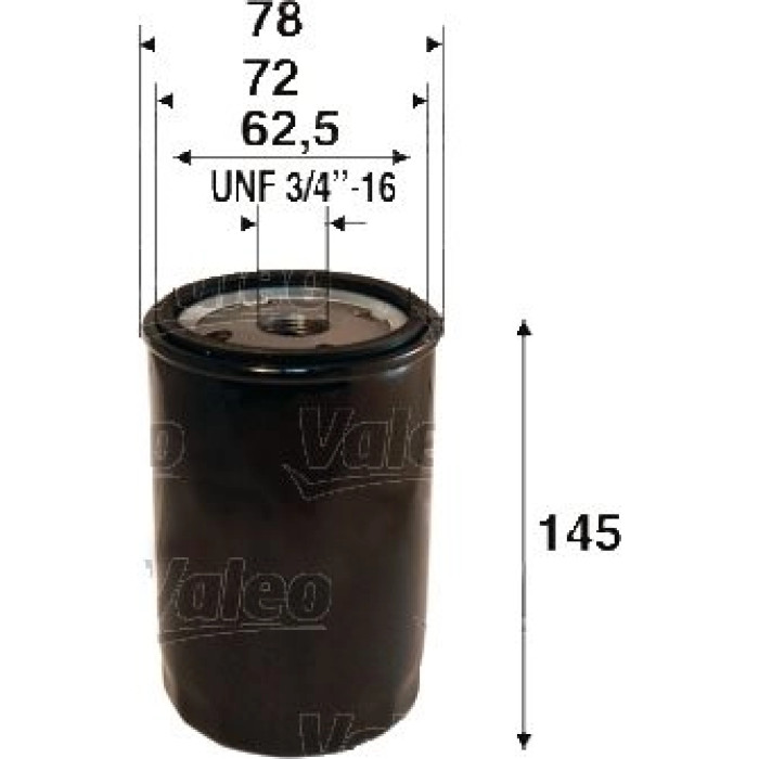 Valeo Ölfilter 586106 Valeo Ölfilter 586106