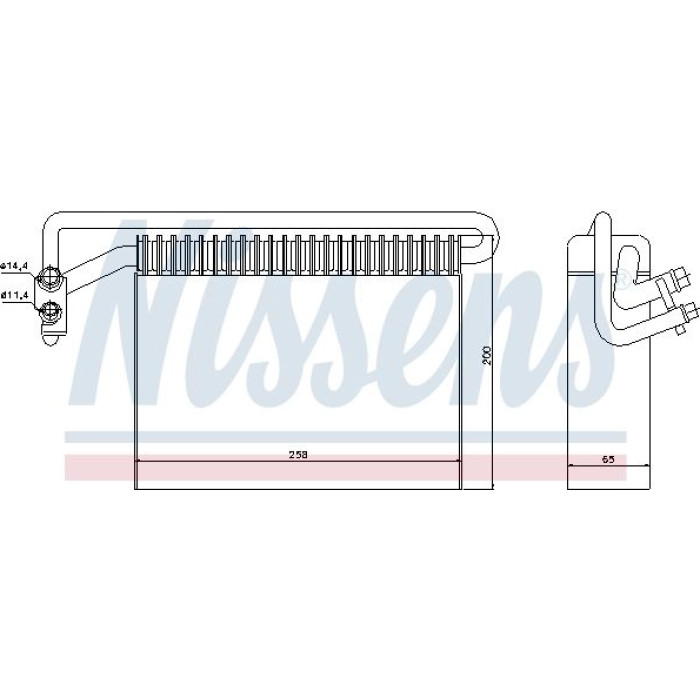 Nissens Klimaverdampfer PKW 92177 Nissens Klimaverdampfer PKW 92177