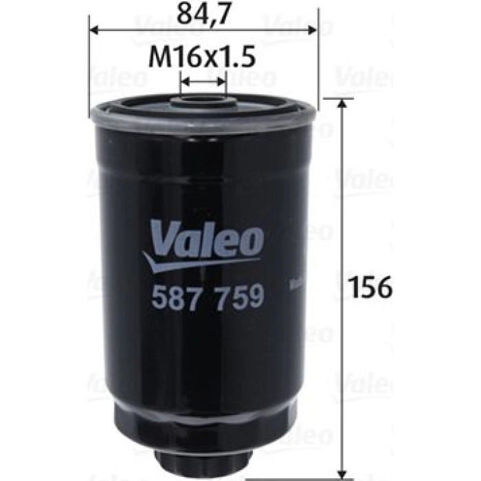 587759 Valeo Kraftstofffilter 587759 587759 Valeo Kraftstofffilter 587759