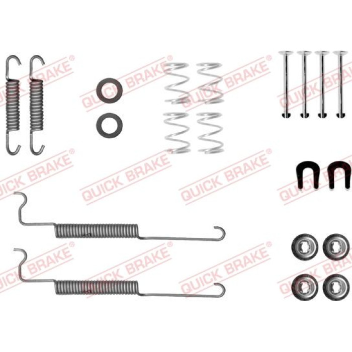 Quick Brake Zubehörsatz für Trommelbremsbacken 105-0049 Quick Brake Zubehörsatz für Trommelbremsbacken 105-0049